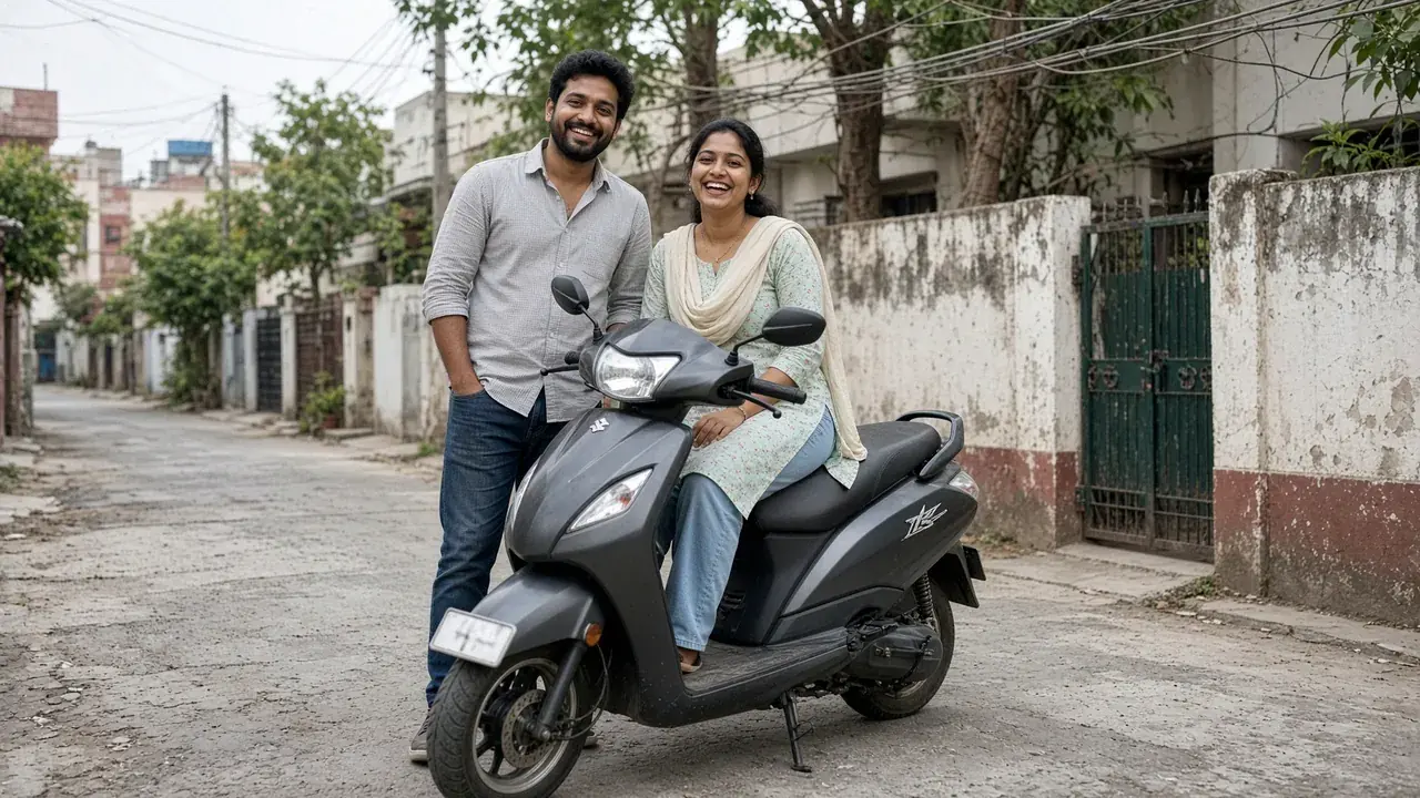 Vehicle Loan in Delhi NCR — Perfect Finance. Lifestyle photograph, not a customer portrait.